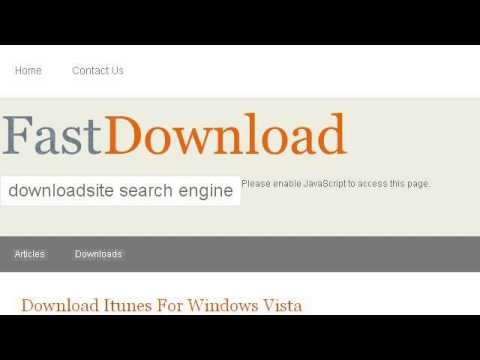 How to download itunes on windows vista